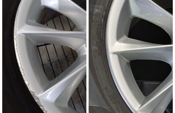 滋賀でホイールガリ傷修理ならトータルリペアヤマトにおまかせ！！