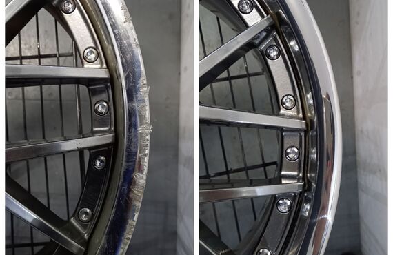 滋賀県で19インチのホイールのガリキズ修理ならトータルリペアヤマトに相談